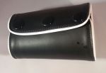 Soft Leather Gauntlet Piping (white)